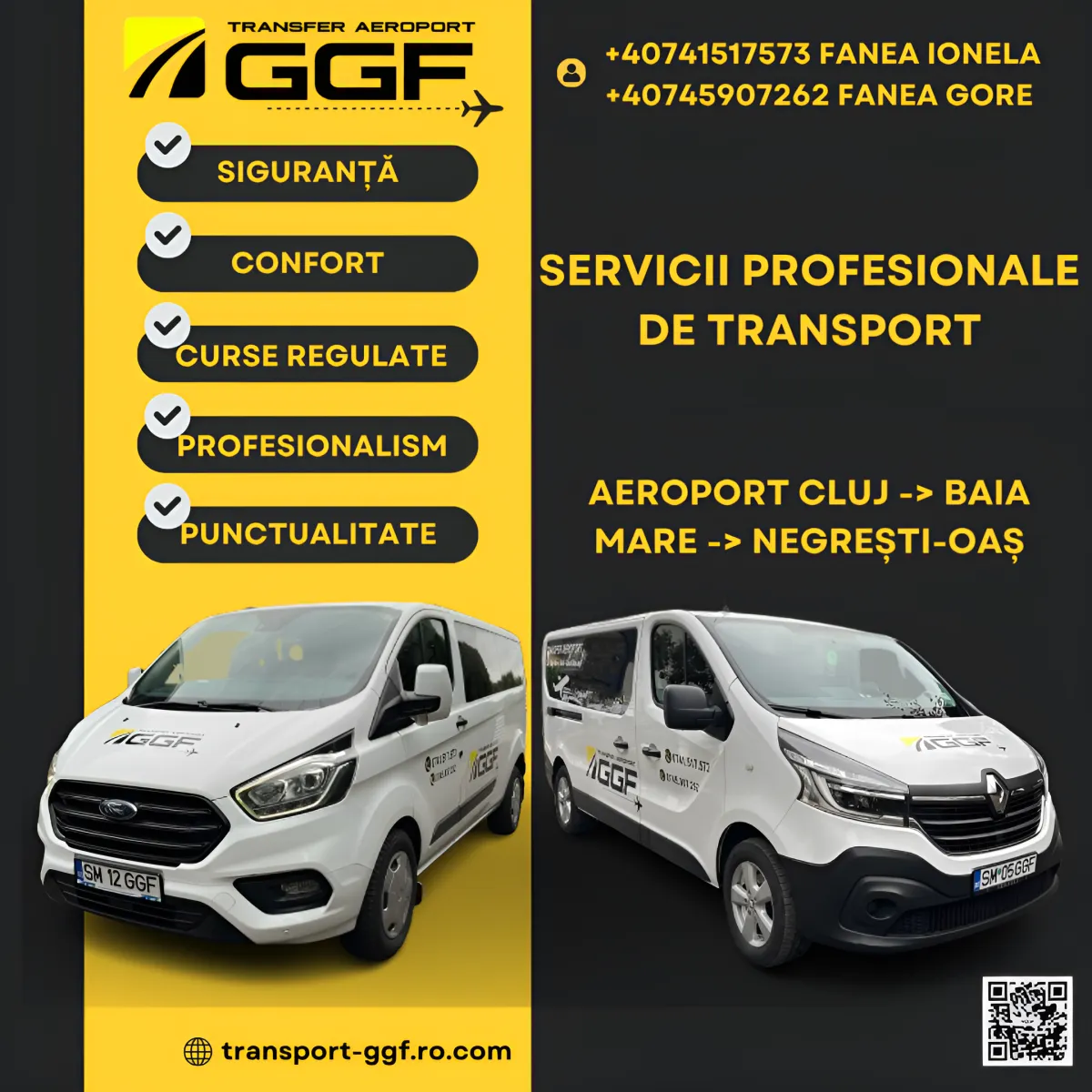 Servicii AEROJET GGF - Transport Aeroport Cluj